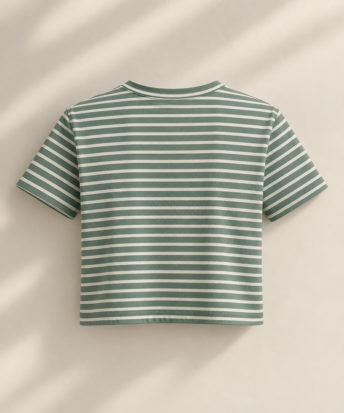 THECMKORIGINALS Lineage Crop — Premium Striped T-Shirt