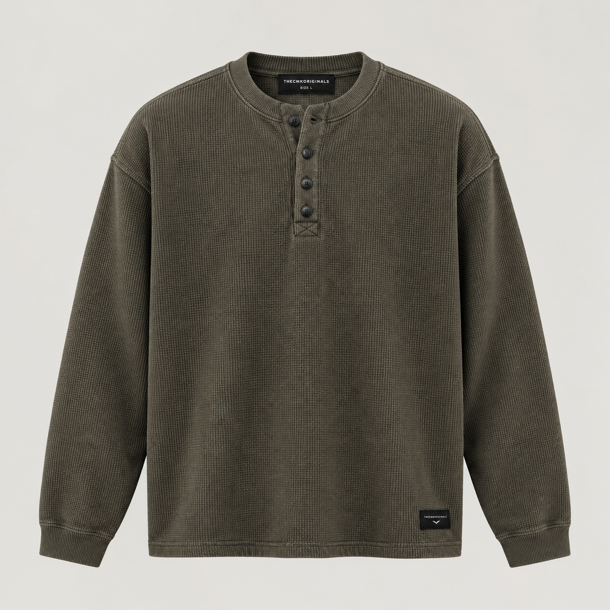 THECMKORIGINALS Lineage Long-Sleeve Waffle Henley