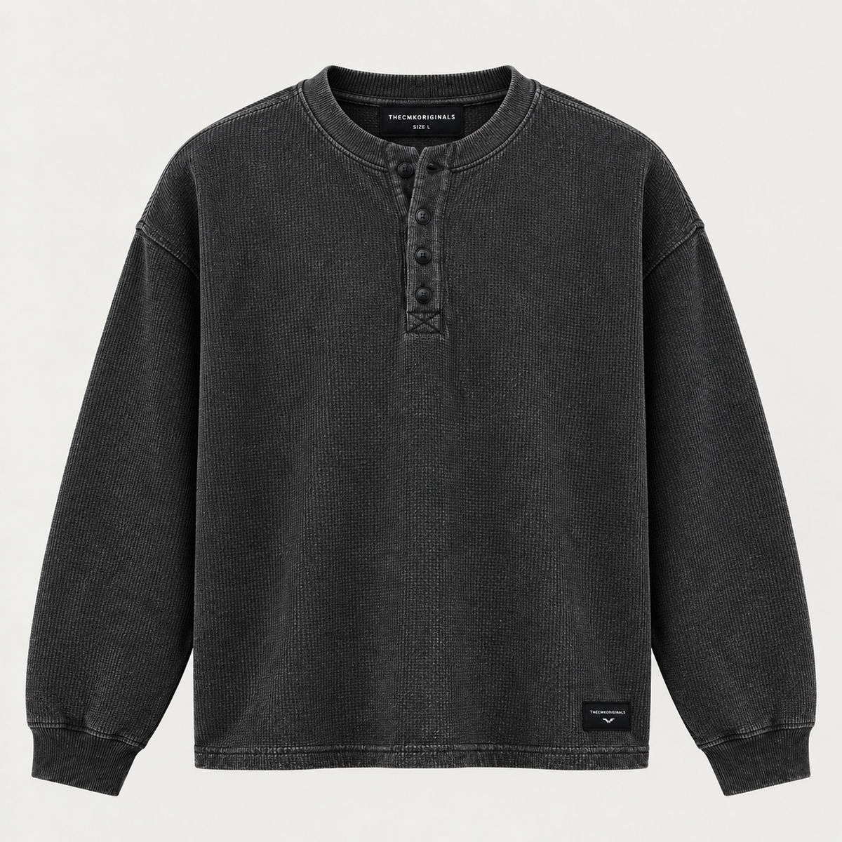 THECMKORIGINALS Lineage Long-Sleeve Waffle Henley