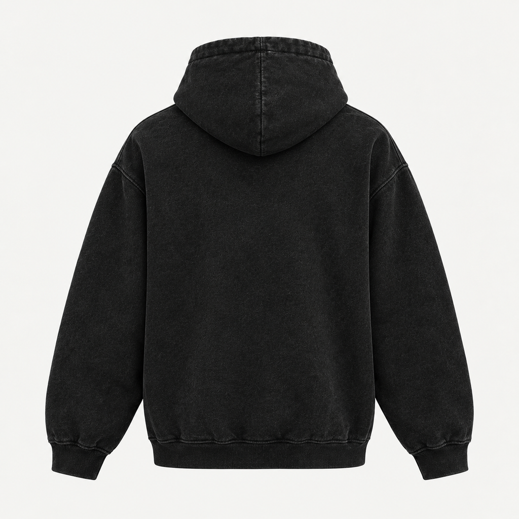 THECMKORIGINALS Origin 001 Heavyweight Hoodie – Washed Black