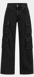 THECMKORIGINALS Vanguard Multi-Pocket Tactical Cargo Jeans – Faded Black