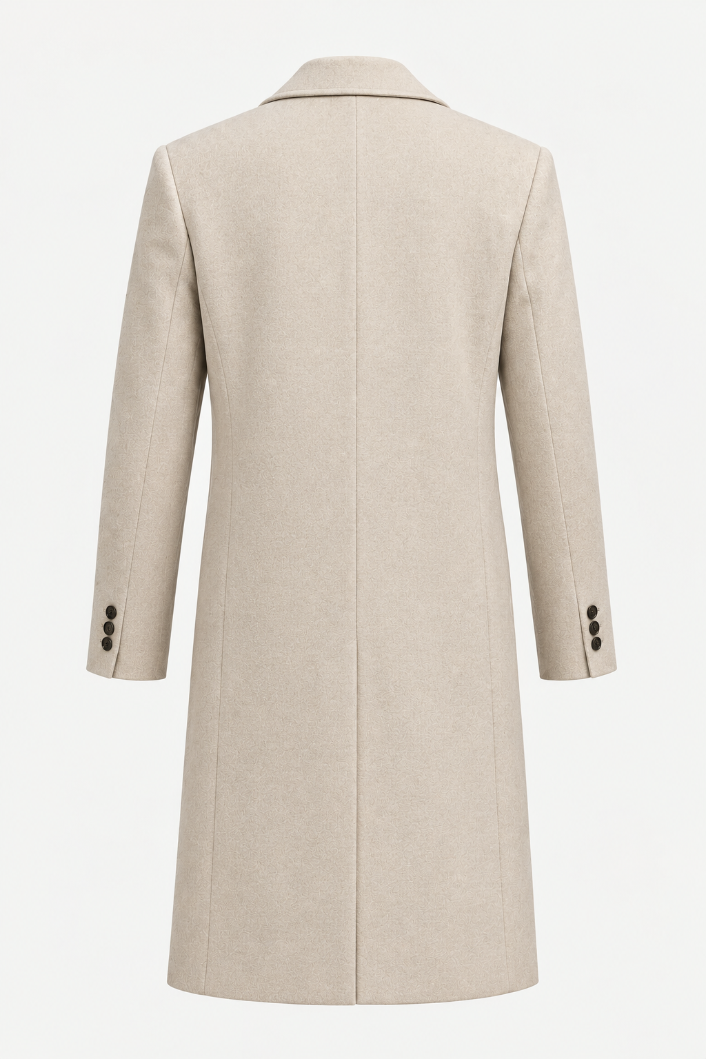 THECMKORIGINALS Vanguard Tailored Wool Overcoat – Oatmeal Cream(UNISEX)