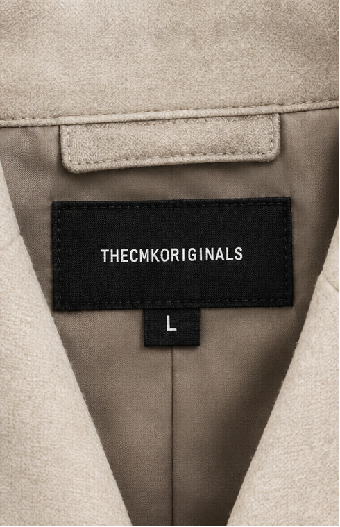 THECMKORIGINALS Vanguard Tailored Wool Overcoat – Oatmeal Cream(UNISEX)