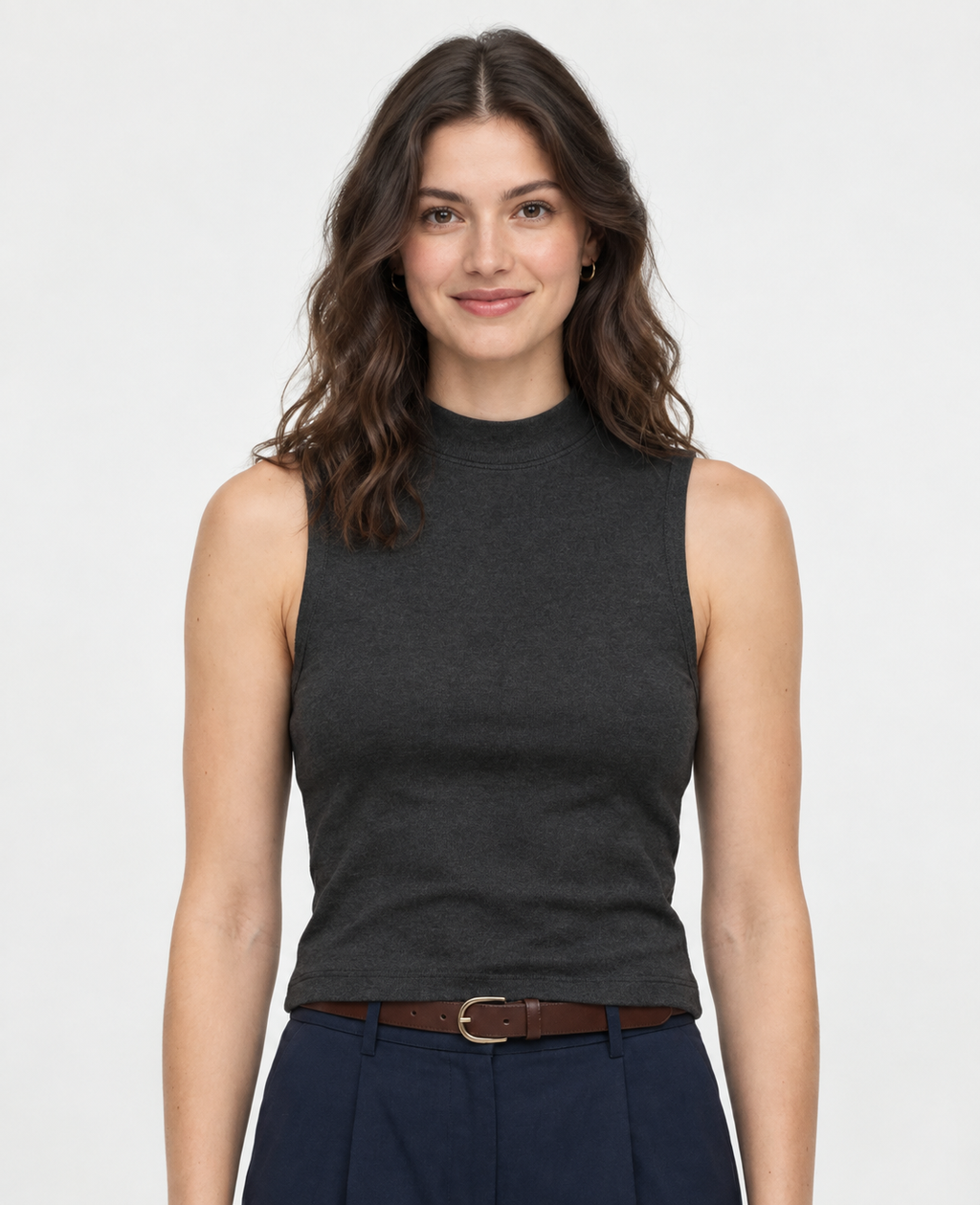 THECMKORIGINALS Void Mock — Essential Mock Neck Sleeveless Top
