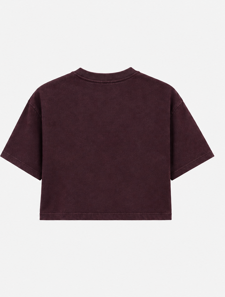 THECMKORIGINALS Origin Crop — Minimalist Motto T-Shirt