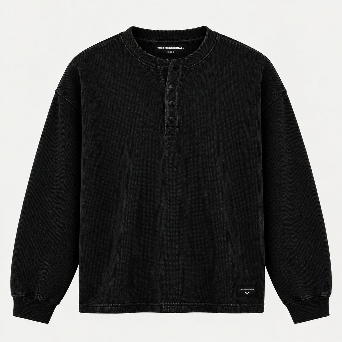 THECMKORIGINALS Lineage Long-Sleeve Waffle Henley