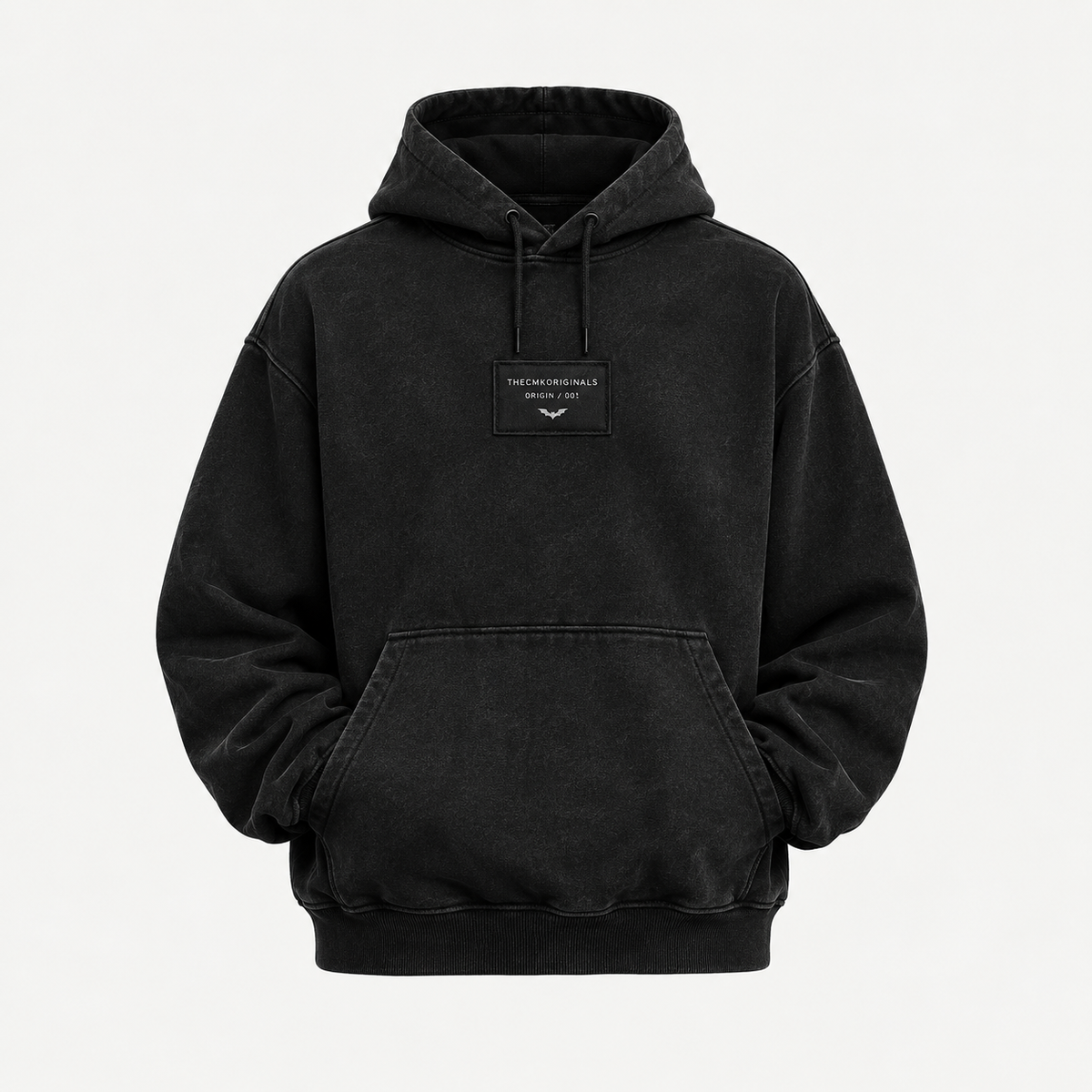THECMKORIGINALS Origin 001 Heavyweight Hoodie – Washed Black