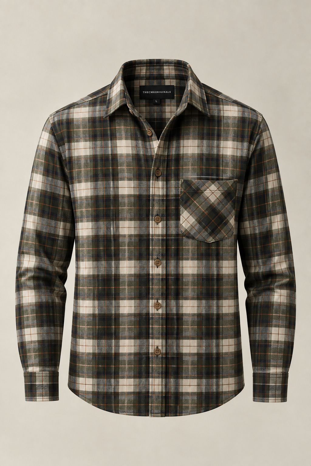 THECMKORIGINALS Gridlock Long-Sleeve Plaid Shirt