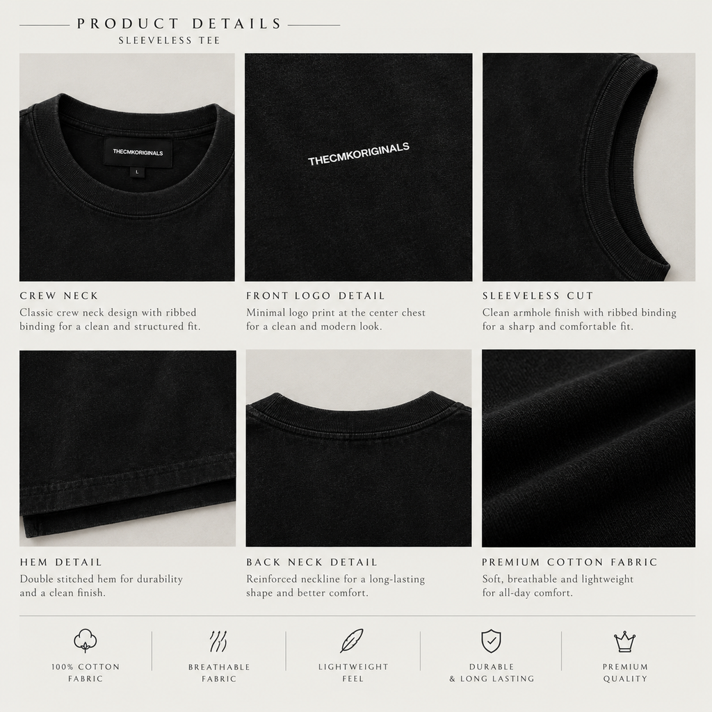 The Core Minimalist Muscle Tee