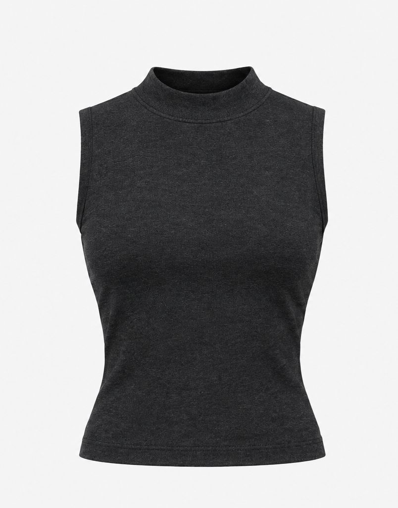 THECMKORIGINALS Void Mock — Essential Mock Neck Sleeveless Top