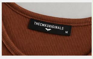 THECMKORIGINALS Catalyst Ruched Crop Tank – Rust