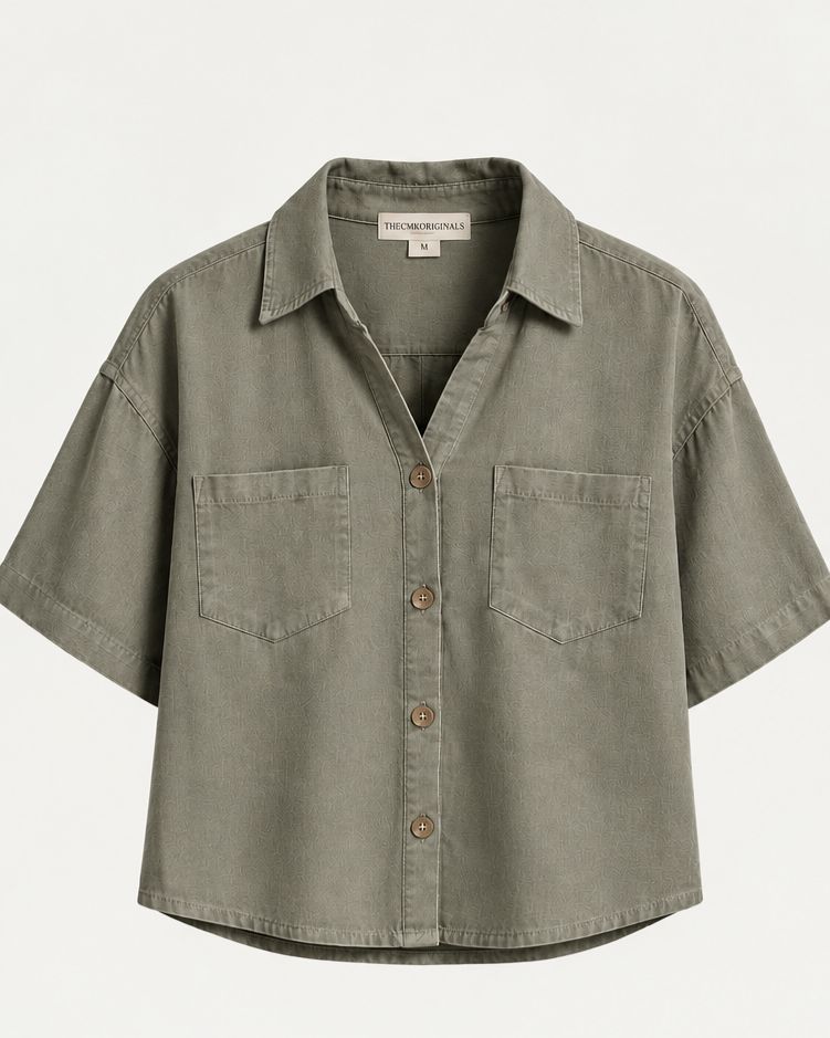 THECMKORIGINALS Utility Boxy Short-Sleeve Shirt