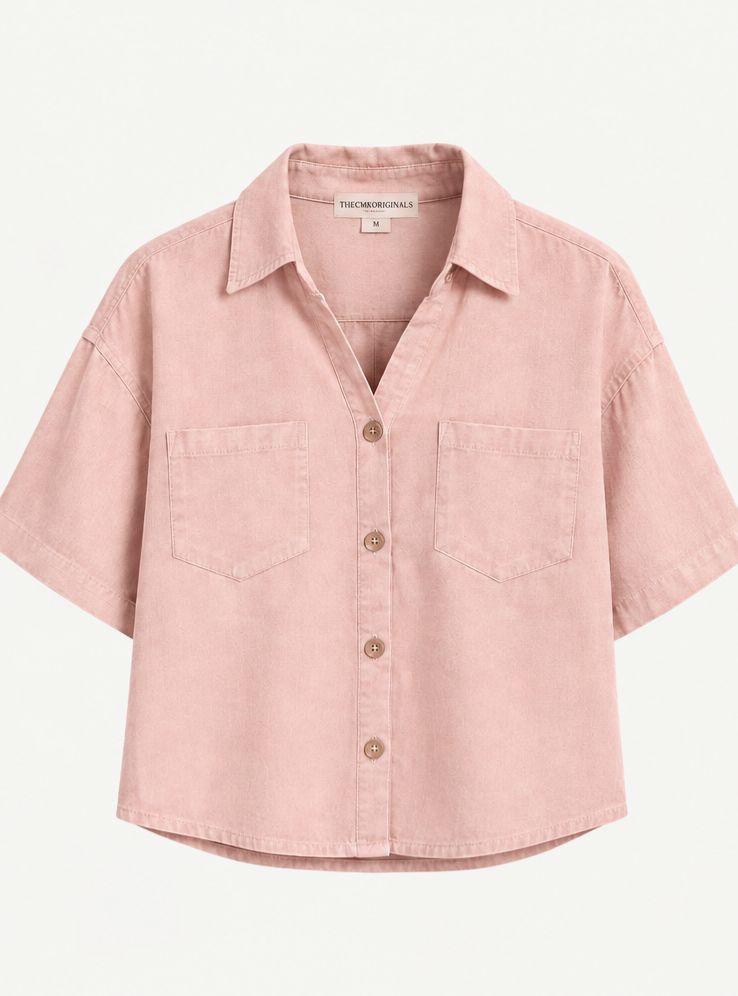 THECMKORIGINALS Utility Boxy Short-Sleeve Shirt