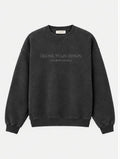THECMKORIGINALS Origin Statement — "Define Your Origin" Heavyweight Crewneck Sweatshirt(UNISEX)