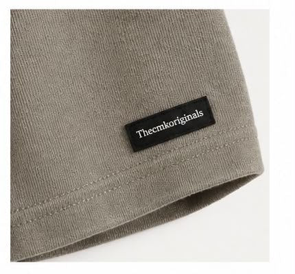 THECMKORIGINALS Short-Sleeve French Terry Zip Hoodie