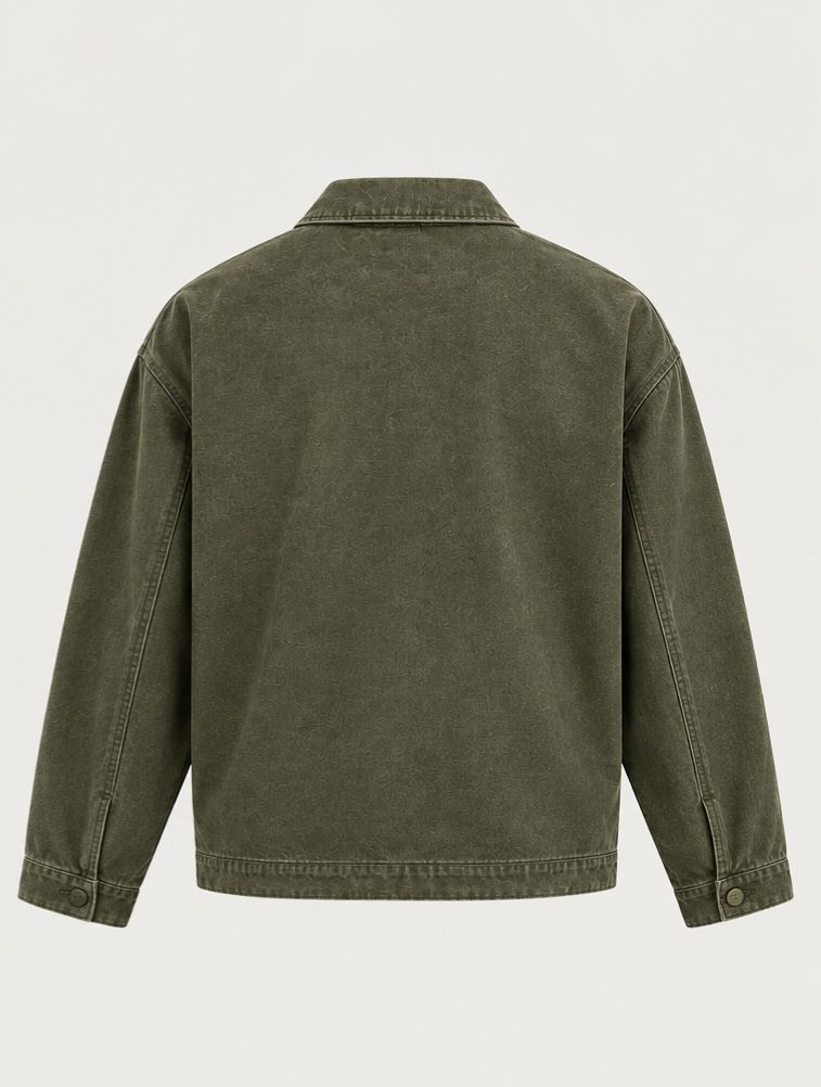 THECMKORIGINALS Vanguard Canvas Worker Jacket – Washed Olive